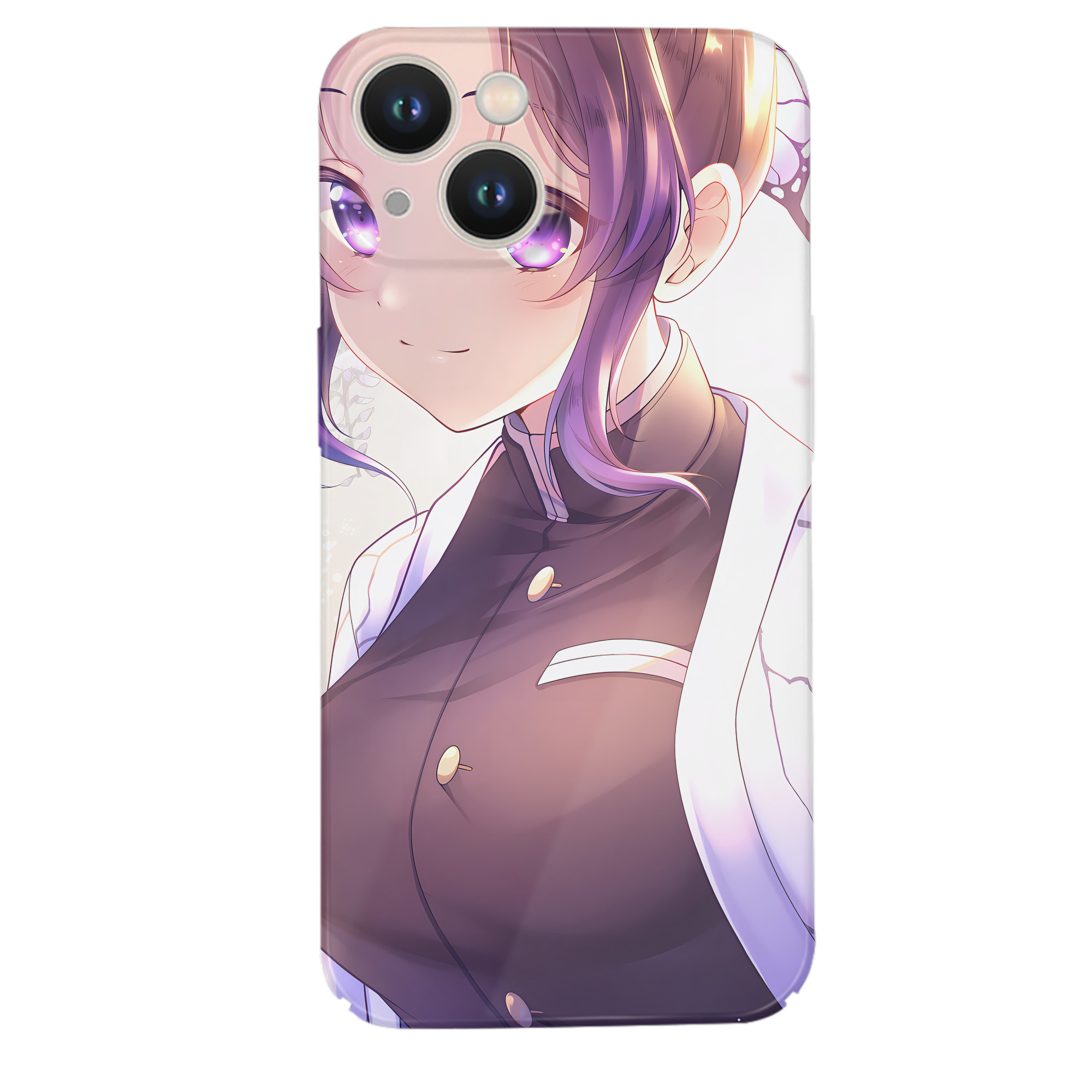 （画像用） 鬼滅の刃（きめつのやいば）蟲柱-胡蝶 しのぶ／こちょう しのぶ Kochou Shinobu 【iPhone 14シリーズ対応】ハードケース
